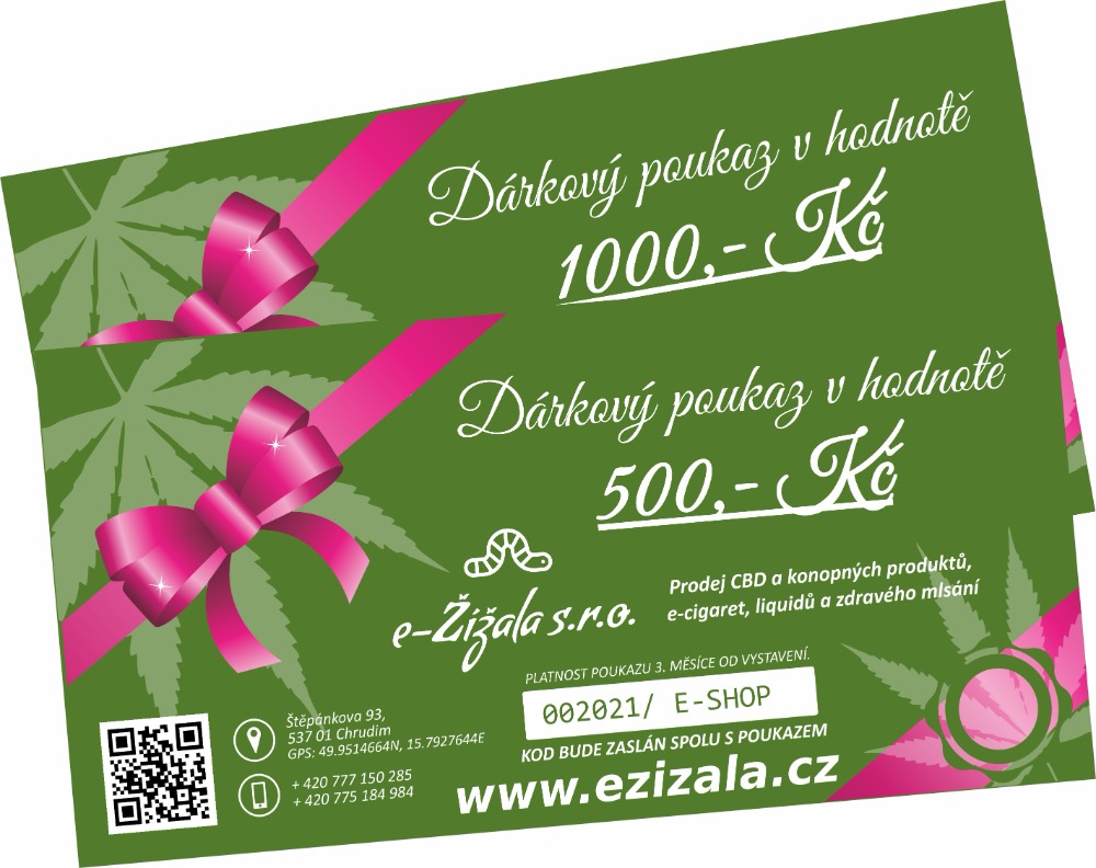 DÁRKOVÉ POUKAZY