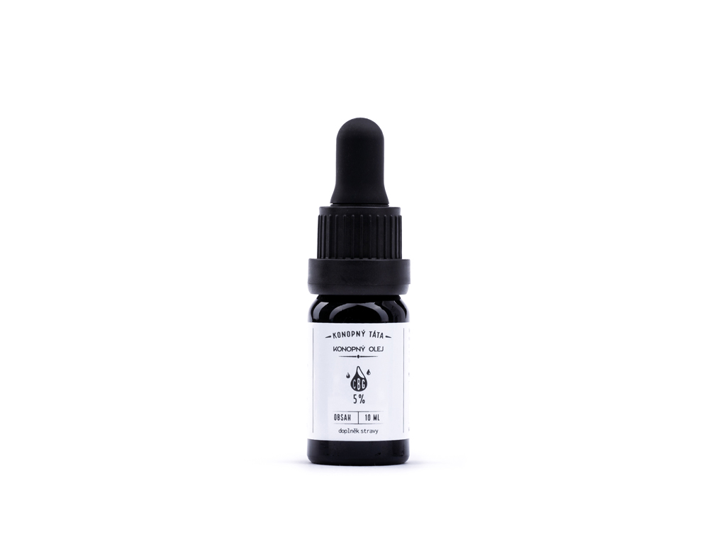 Konopný Táta CBG konopný olej 5% 10ml