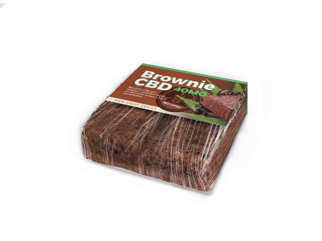 Brownie CBD 40mg bezlepkové