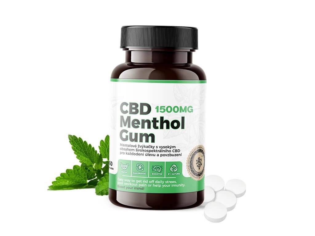 CBD žvýkačky 1200 mg 60 ks