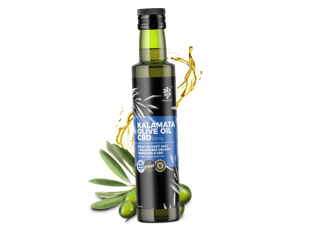 Olivový olej s CBD extra panenský 250ml