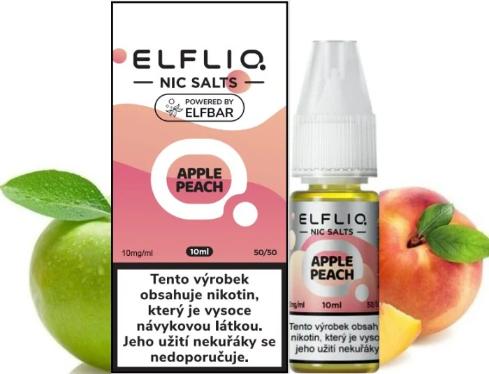 Liquid ELFLIQ Nic SALT Apple Peach 10ml - 10mg