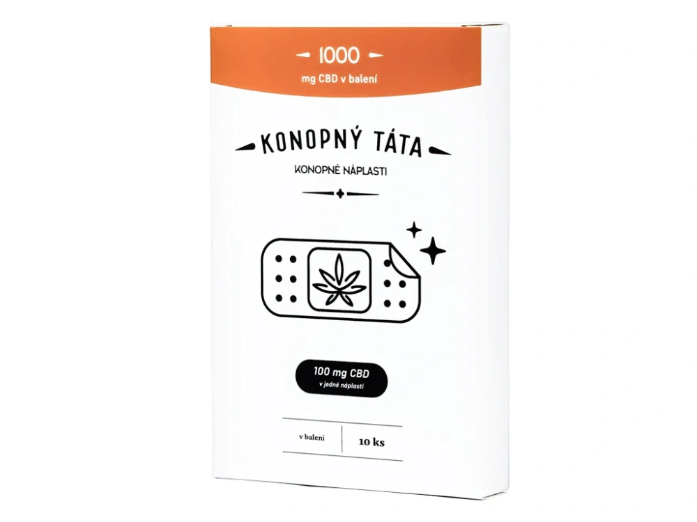 CBD náplasti 1000 mg