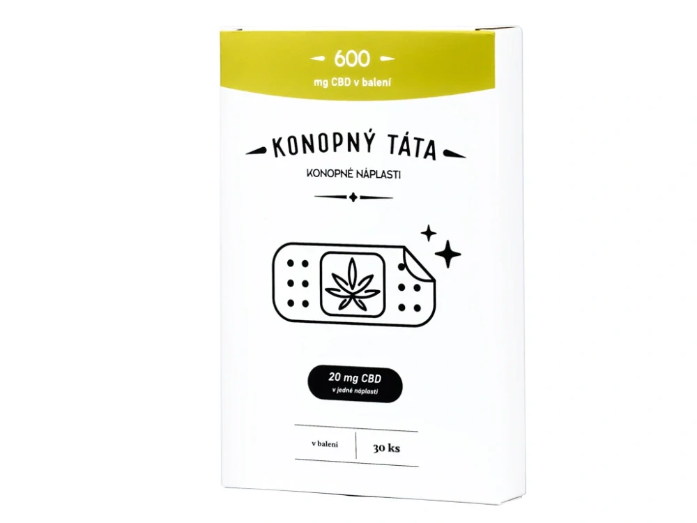 CBD náplasti 600 mg