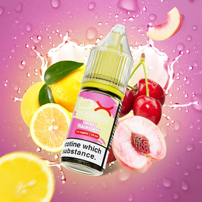 Liquid OXVA OX PASSION Salts Cherry Peach Lemon 10ml - 10mg