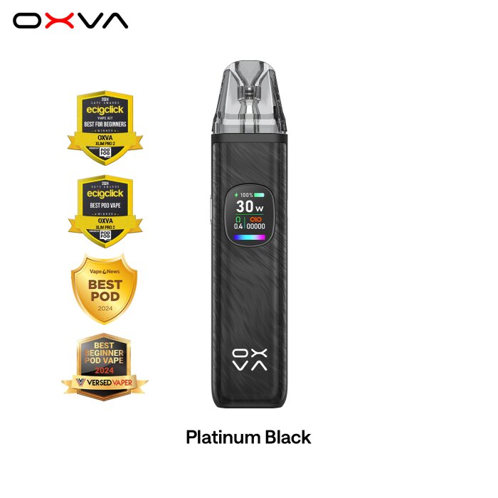 OXVA Xlim Pro 2 elektronická cigareta 1300mAh Platinum Black