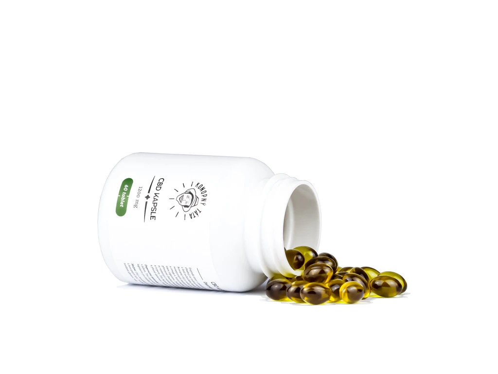 CBD kapsle 1200 mg CBD - 60 ks