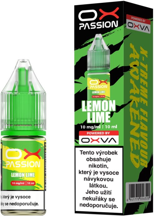 Liquid OXVA OX PASSION Salts Lemon Lime 10ml - 10mg