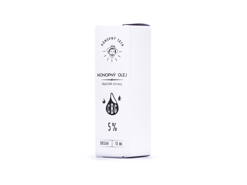 Konopný Táta CBG konopný olej 5% 10ml