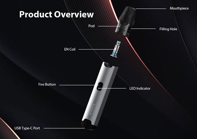 Joyetech EVIO C Pod elektronická cigareta 800mAh Blue 