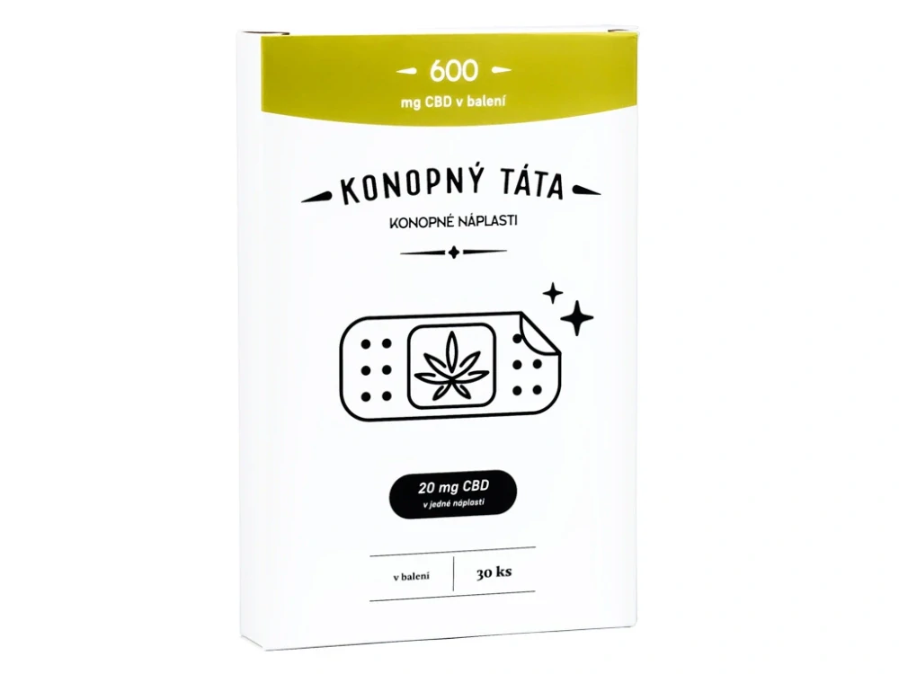 CBD náplasti 600 mg