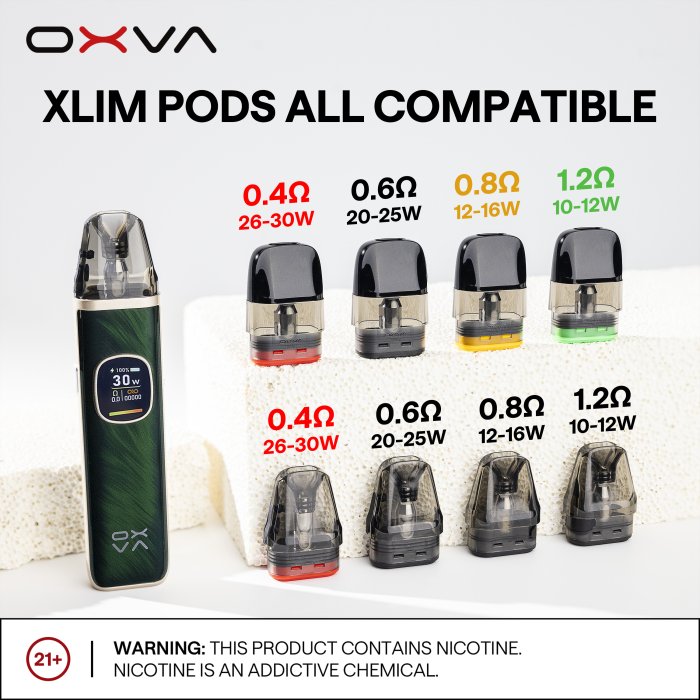 OXVA Xlim Pro 2 elektronická cigareta 1300mAh Dark Shadow