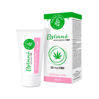 Bylinná zubní pasta s CBD 50ml