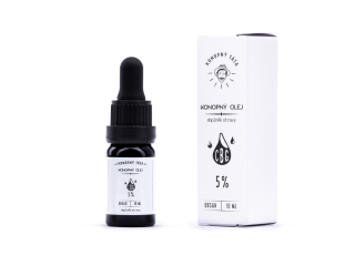 Konopný Táta CBG konopný olej 5% 10ml