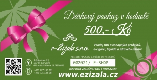 DÁRKOVÝ POUKAZ v hodnotě 500 Kč