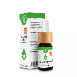 Zelená Země  CBD olej 20%, 10 ml