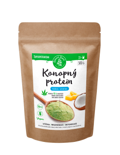 Konopný protein - kokos s ananasem 500g 