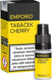 Liquid EMPORIO Tabáček - Cherry 10ml - 9mg